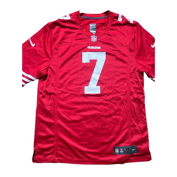 Nike Other - Colin Kaepernick #7 San Francisco 49ers Jersey Mens XL Red Nike On Field NFL